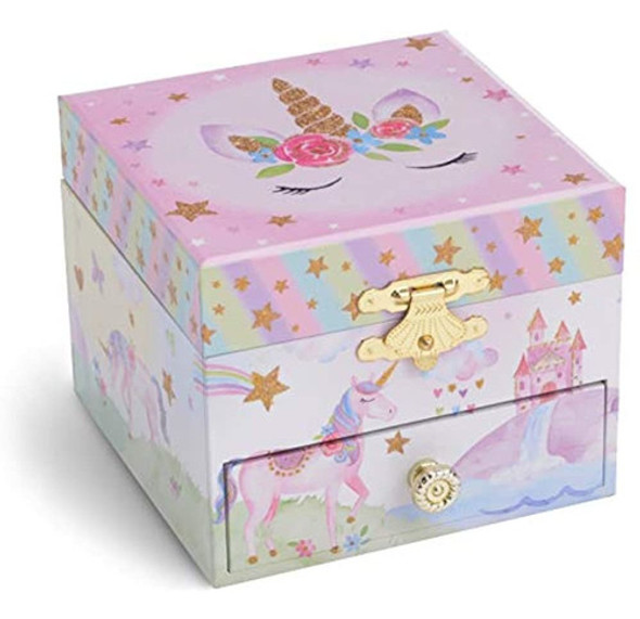 Joyero Caja De Musica Diseño De Unicornio 1