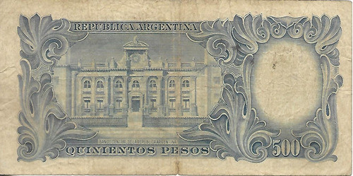 Bottero 2097 $ 500 Moneda Nacional Serie A Bueno  Palermo 1