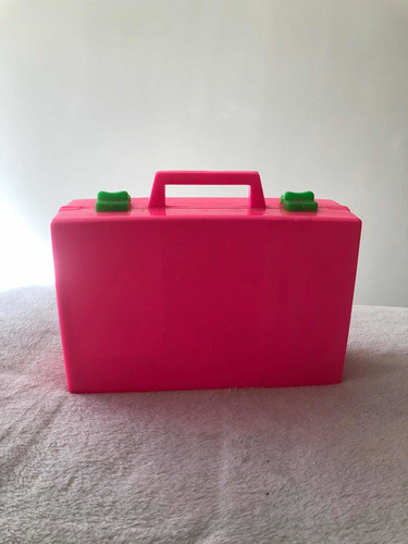 Valija De Juguete Rosa De Plástico Vacia 0