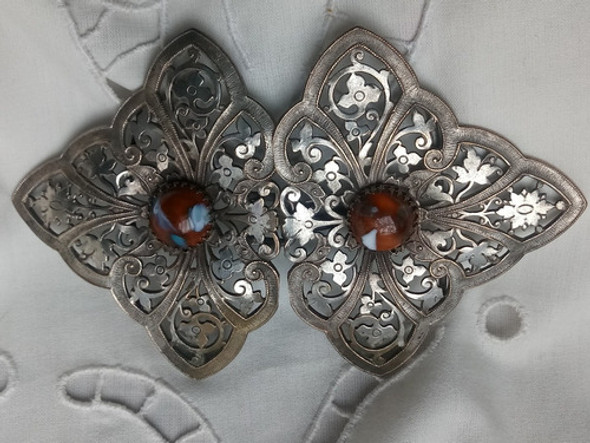 Antigua Hebilla De Cinturón De Enfermera 1