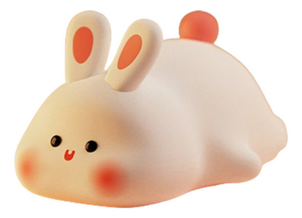 Rabbit Night Light, Linda Lâmpada De Silicone, Regulável Lig 0