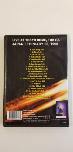 The Rolling Stones Steel Wheels Live Tokyo 1990 Dvd Usado 1