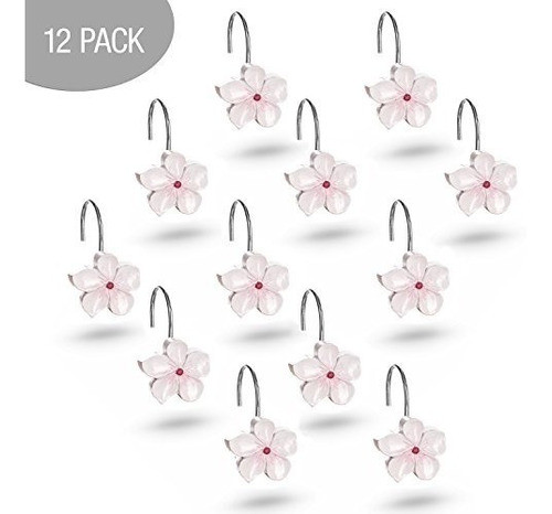 Creativo Scents Vanda Ganchos De Cortina De Ducha Decorativo 1