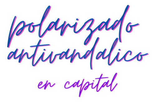 Antivandalico Polarizado 160 Mic - 5 Años De Garantía 0