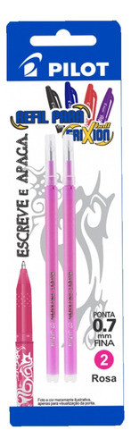 Refil Para Caneta Pilot Frixion Ball Apaga Com Calor Rosa 0