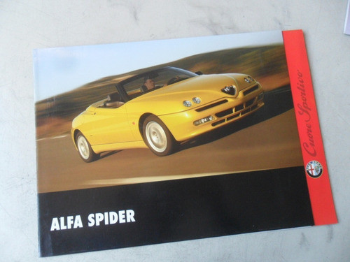 Catalogo Antiguo Alfa Romeo Spider Folleto Gtv No Manual 0