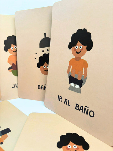 Pictogramas En Formato Tarjetas Com. Básica En Español 1