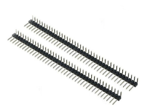 Tira De Pines 2 Unidades Macho 1x40 2.54mm 90 Grados Emakers 0