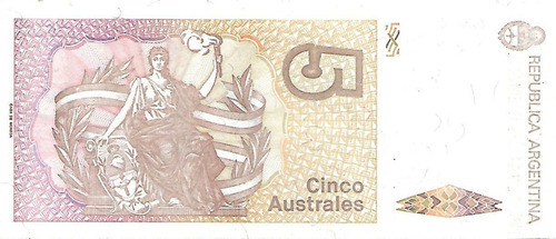 Bottero 2811 Col 696a 5 Australes Sin Circular Palermo 1