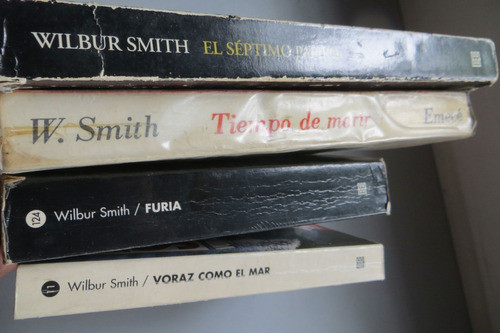 Wilbur Smith X 4 Voraz Como El Mar + Furia + El Séptimo... 1