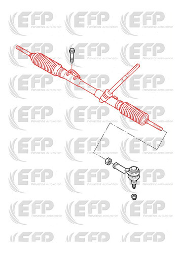 Cremallera Mecánica Nueva P/ Ford Escort (1995 - 2002) 1u 1