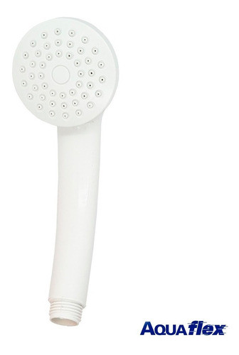 Ducha De Mano Blanca Soporte Y Flexible 8021w S5 Aquaflex 1
