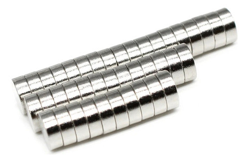 Imã Neodímio 5x2 Redondo Pequeno 5mm X 2mm N35 - 50 Peças 0