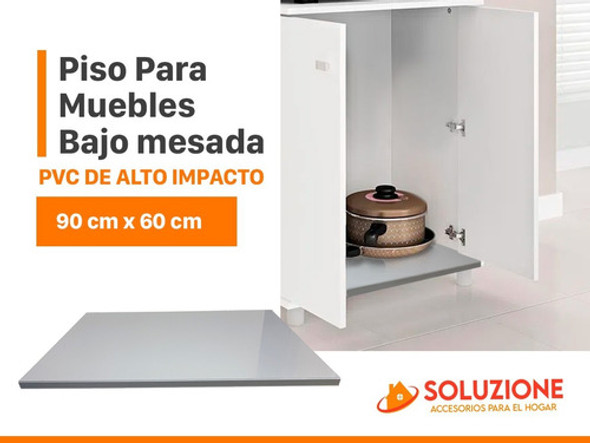 Piso De Pvc Alto Impacto Modulo 90cm Para Mueble Bajo Mesada 1