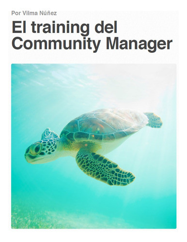 El Training Del Community Manager Vilma Nuñez (pdf Digital) 0