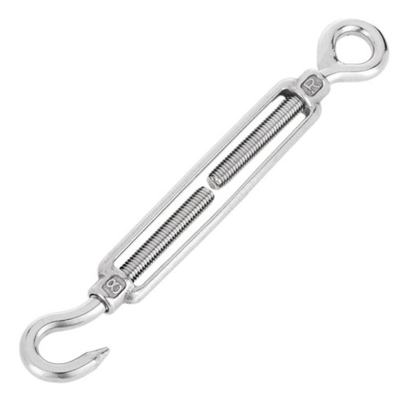 Tensor Ojo Gancho Galvanizado 5 X 70mm Para Cable Acero X 10 0