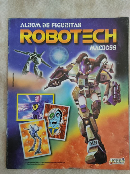Álbum De Figuritas Vacío Robotech! Impecable, Promo Figus! 0