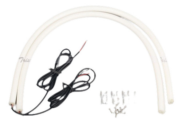 85cm Blanca Drl Diurna Funcionamiento Tira Ligera Flexible T 0