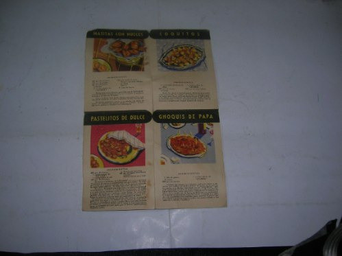 Petit Recetario Levarol Polvo Hornear Ismael Aviles Noquis 1