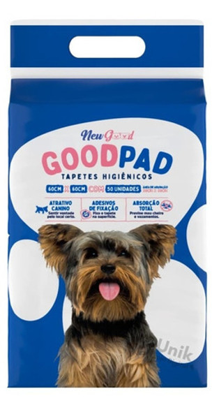 Kit Tapete Higiênico Good Pad 60x60 300un Original 1