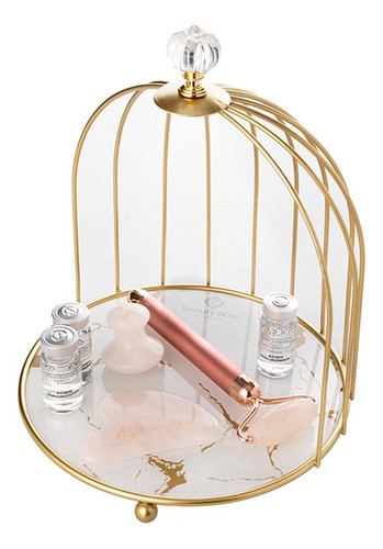 Organizador De Cosmeticos - Maquillaje Makeup - Simil Marmol 0