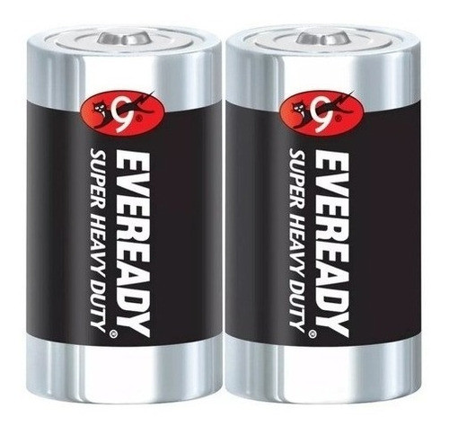 Pack 10 Pilas Eveready D X 2u Blister Zinc Carbón (20u) 0
