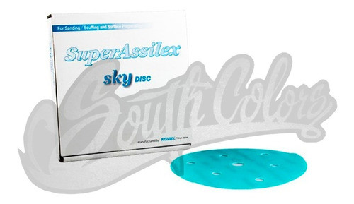 Disco Lija Tela Super Assilex Sky 152mm P320 Kovax X 5 U 0