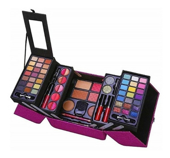 Maletín Set De Maquillaje Profesional Maleta Purpura (2015c) 1 Maletín Set De Maquillaje Profesional Maleta Purpura (2015c) 1