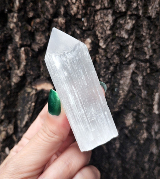 Guardian De Selenita Piedras Energeticas Cristales Katrina 1