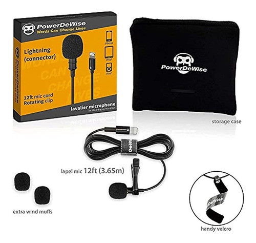 Micrófono Lavalier Externo De Grado Profesional Para iPhone 1