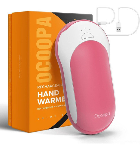 Calentador De Manos De Carga Rapida,15 Hs De Calor - Rosa 0