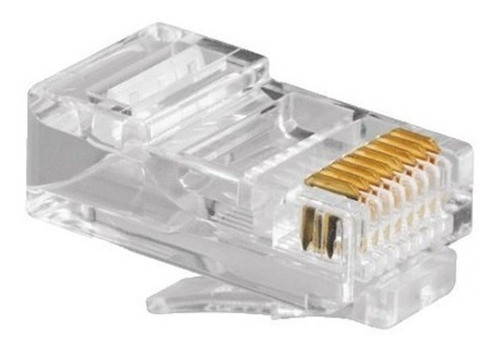 Conector Rj45 Cat 6e Pack X 10 0