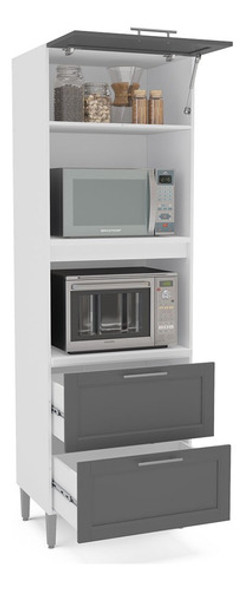 Torre Quente 1 Porta Basculante 2 Gavetas 70cm Menu Kitchen 1