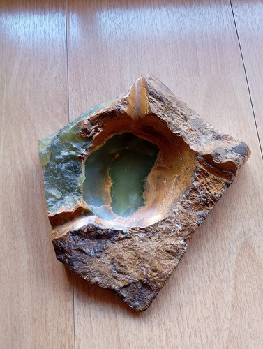 Piedra Exótica De Brazil De Decoración/cenicero - Oferta ! 1