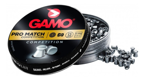 Balines Gamo Pro Match 5.5 X250 Tiro Al Blanco Precisión 0