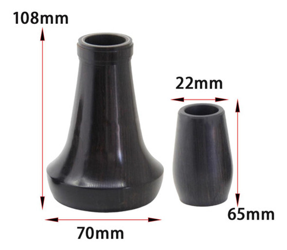 Tubo De Afinação De Clarinete, 2 Peças, Barril Plano Para 1