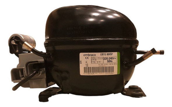 Motor Compresor Heladera Embraco 1/4+ Emy80hsp R134 0