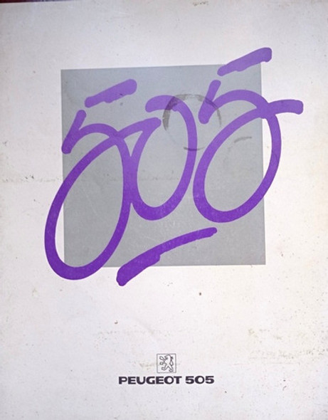 Folleto Peugeot 505 1
