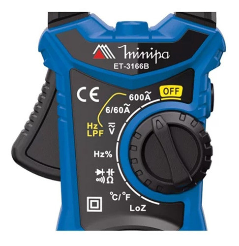 Alicate Amperímetro Et-3166b Minipa 1