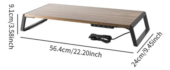 Suporte Para , Suporte De Mesa, Organizador, Cor Da Madeira 1
