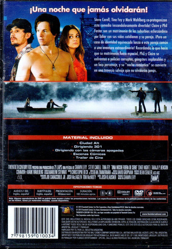 Una Noche Fuera De Serie - Dvd Nuevo Orig. Cerrado - Mcbmi 1