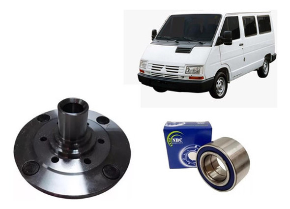 Maza De Rueda Delantera + Ruleman Renault Trafic 25 Estrias 0 Maza De Rueda Delantera + Ruleman Renault Trafic 25 Estrias 0