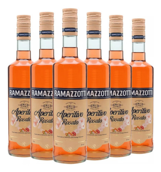 Aperitivo Ramazzotti Rosato 700ml X6 - Gobar® 0