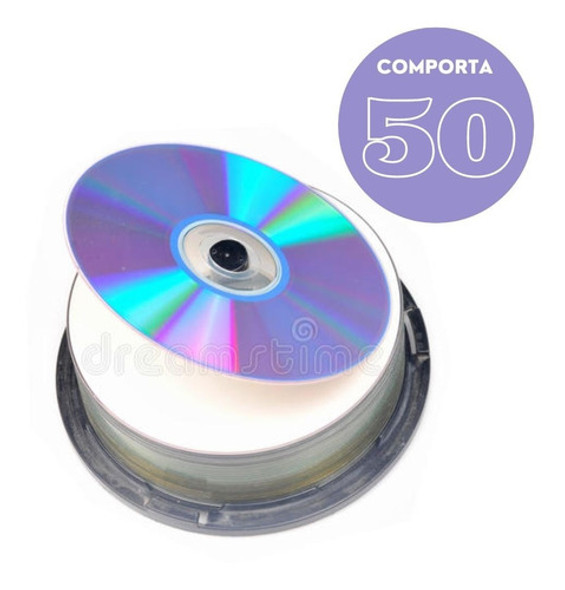Porta Cd E Dvd Torre Transparente 1