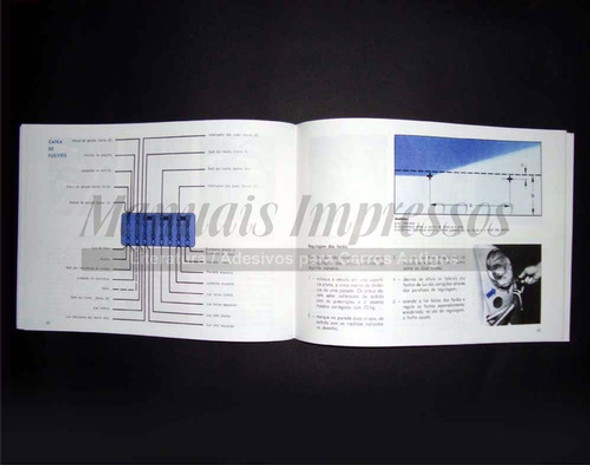 Manual Do Proprietário Fusca 1968 + Capa + Adesivos 1