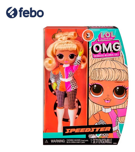 Muñeca Lol Surprise Mga Omg Hos Speedster 588559 Febo 1
