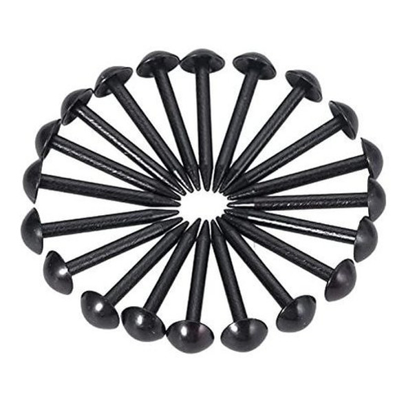 Tachuelas Para Tapiceria  5x17mm Redondas Negras X 100u 1