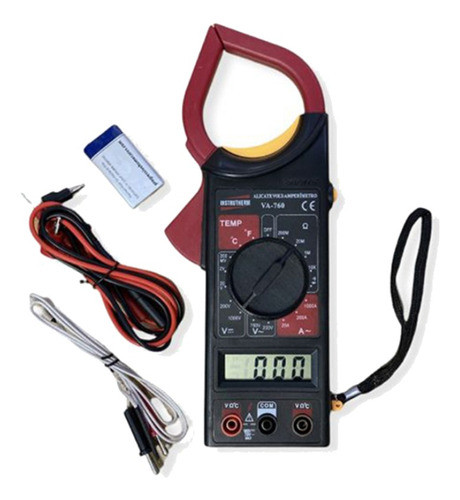 Alicate Volt Amperímetro Teste Continuidade Resistência 0