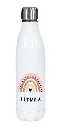 Botella Térmica Acero Inoxidable Arcoiris Nombre 0