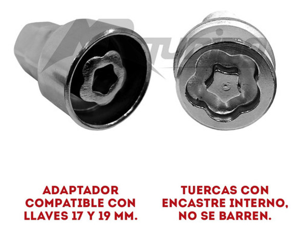 Tuercas Bulones Antirrobo Jeep Renegade Compass. 2016+ 1